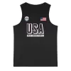 Men's 2024 USA Basketball Black Vest NBA Jersey - buybasketballnow