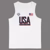 Men's 2024 USA Basketball White Vest NBA Jersey - buybasketballnow