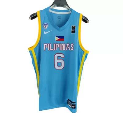 Men's 24 CLARKSON #6 Olympic Games Philippine Team Blue Swingman NBA Jersey - buybasketballnow