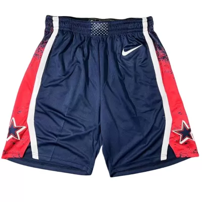 Men's 2024 Olympic Games USA Team Dark Blue NBA Shorts Fan Edition - buybasketballnow