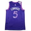 Men's EDWAROS #5 Minnesota Timberwolves Swingman NBA Purple Jersey 2019 - buybasketballnow