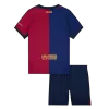 Kid's Barcelona Home Soccer Jersey Kit(Jersey+Shorts) 2024/25 Spotify Logo Without Text - buybasketballnow