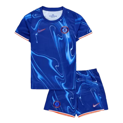 Kid's Chelsea Home Soccer Jersey Kit(Jersey+Shorts) 2024/25 - buybasketballnow