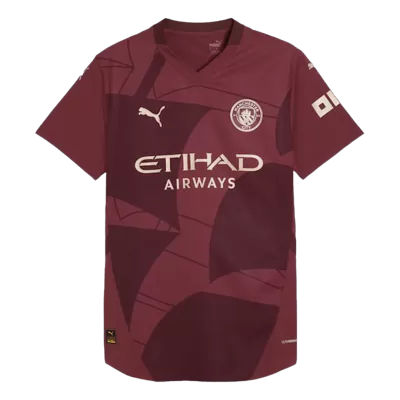 Authentic Manchester City Third Away Soccer Jersey 2024/25 - buybasketballnow