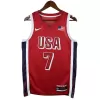 Men's 24 Olympic Games US Team Red DURANT #7 Swingman NBA Jersey - buybasketballnow