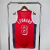 Men's 24 Olympic Games US Team Red LEONARD #8 Swingman NBA Jersey - buybasketballnow