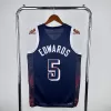 Men's 2024 USA TEAM EDWARDS #5 Dark Blue Swingman NBA Jersey - buybasketballnow