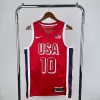 Men's 24 Olympic Games US Team Red TATUM #10 Swingman NBA Jersey - buybasketballnow