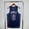 Men's 2024 USA TEAM JAMES #6 Dark Blue Swingman NBA Jersey - buybasketballnow