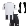 Kid's Juventus Home Soccer Jersey Kit(Jersey+Shorts+Socks) 2024/25 - buybasketballnow