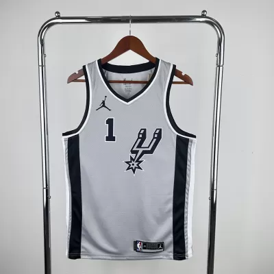 Men's WEMBANYAMA  #1 San Antonio Spurs Swingman NBA Jersey 2022/23 - buybasketballnow