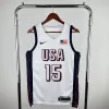 Men's 2024 USA Basketball BOOKER #15 White Swingman NBA Jersey - buybasketballnow