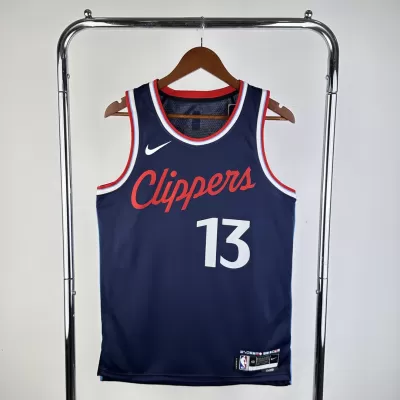 Men's GEORGE #13 Los Angeles Clippers Navy NBA Jersey - Association Edition 2024/25 - buybasketballnow