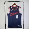 Men's WESTBROOK #0 Los Angeles Clippers Navy NBA Jersey - Association Edition 2024/25 - buybasketballnow