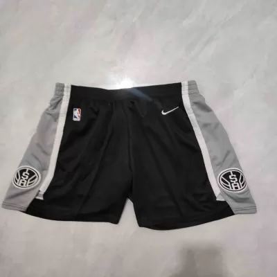 Kid's San Antonio Spurs Swingman Black NBA Shorts 2024 - buybasketballnow