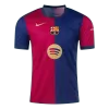 GAVI #6 Barcelona Home Soccer Jersey 2024/25 - Spotify Logo Without Text - buybasketballnow