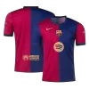 Barcelona Home Soccer Jersey 2024/25 - Spotify Logo Without Text - buybasketballnow