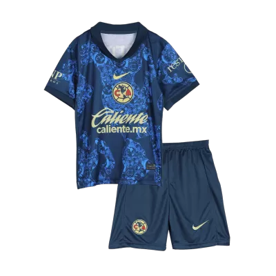 Kid's Club America Away Soccer Jersey Kit(Jersey+Shorts) 2024/25 - buybasketballnow