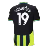 GÜNDOĞAN #19 Manchester City Away Soccer Jersey 2024/25 - buybasketballnow