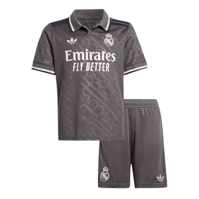 Kid's Real Madrid Third Away Soccer Jersey Kit(Jersey+Shorts) 2024/25 - buybasketballnow