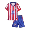 Kid's Atletico Madrid Home Soccer Jersey Kit(Jersey+Shorts) 2024/25 - buybasketballnow