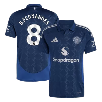 B.FERNANDES #8 Manchester United Away Soccer Jersey 2024/25 - buybasketballnow