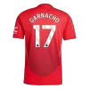 Authentic GARNACHO #17 Manchester United Home Soccer Jersey 2024/25 - buybasketballnow