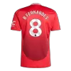 B.FERNANDES #8 Manchester United Home Soccer Jersey 2024/25 - buybasketballnow