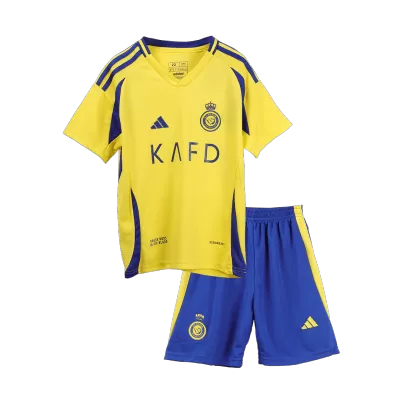 Kid's Al Nassr Home Soccer Jersey Kit(Jersey+Shorts) 2024/25 - buybasketballnow