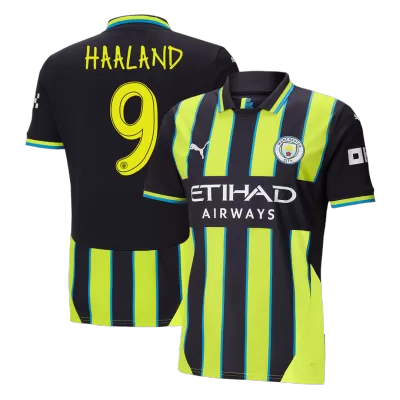 HAALAND #9 Manchester City Away Soccer Jersey 2024/25 - UCL - buybasketballnow