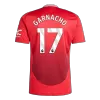 GARNACHO #17 Manchester United Home Soccer Jersey 2024/25 - buybasketballnow