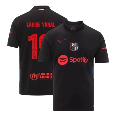 LAMINE YAMAL #19 Barcelona Away Soccer Jersey 2024/25 - UCL - buybasketballnow