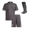 Kid's Real Madrid Third Away Soccer Jersey Kit(Jersey+Shorts+Socks) 2024/25 - buybasketballnow