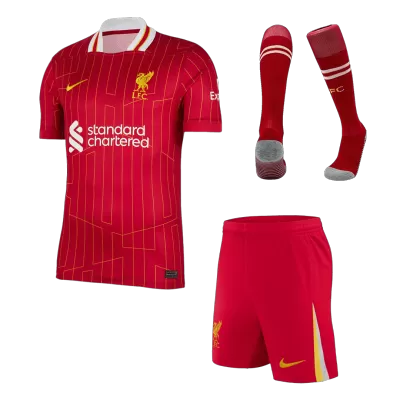 Liverpool Home Soccer Jersey Kit(Jersey+Shorts+Socks) 2024/25 - buybasketballnow