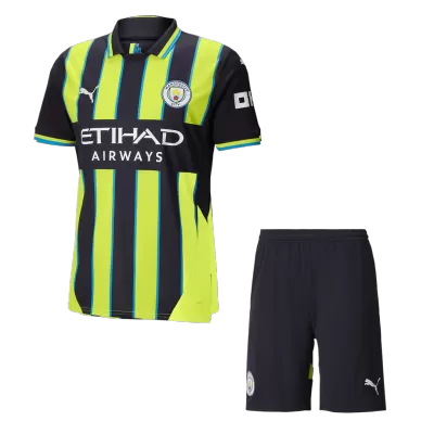 Manchester City Away Soccer Jersey Kit(Jersey+Shorts) 2024/25 - buybasketballnow