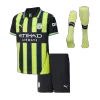 Kid's Manchester City Away Soccer Jersey Kit(Jersey+Shorts+Socks) 2024/25 - buybasketballnow