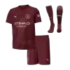 Kid's Manchester City Third Away Soccer Jersey Kit(Jersey+Shorts+Socks) 2024/25 - buybasketballnow