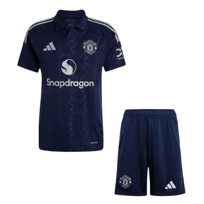 Manchester United Away Soccer Jersey Kit(Jersey+Shorts) 2024/25 - buybasketballnow