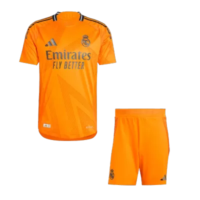 Authentic Real Madrid Away Soccer Jersey Kit(Jersey+Shorts) 2024/25 - buybasketballnow