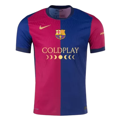 Authentic Barcelona X COLDPLAY Home Soccer Jersey 2024/25 - buybasketballnow