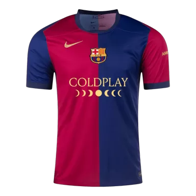 Barcelona X COLDPLAY Home Soccer Jersey 2024/25 - buybasketballnow