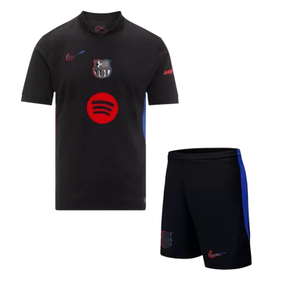 Barcelona Away Soccer Jersey Kit(Jersey+Shorts) 2024/25  - Spotify Logo Without Text - buybasketballnow