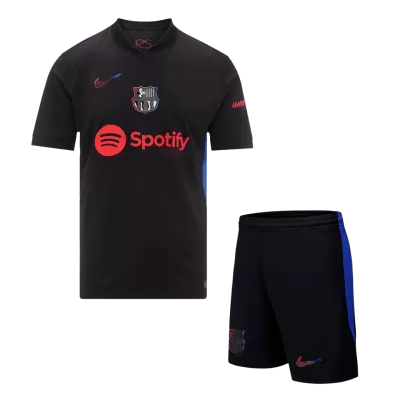 Barcelona Away Soccer Jersey Kit(Jersey+Shorts) 2024/25 - buybasketballnow