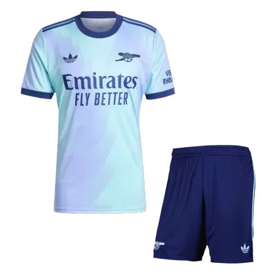 Arsenal Third Away Soccer Jersey Kit(Jersey+Shorts) 2024/25 - buybasketballnow