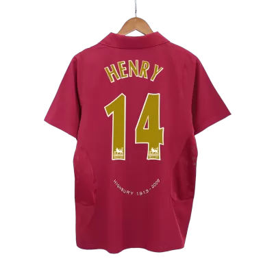 Retro HENRY #14 2005/06 Arsenal Home Soccer Jersey - buybasketballnow