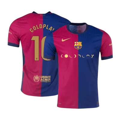 Authentic COLDPLAY #10 Barcelona Home Soccer Jersey 2024/25 - COLDPLAY - buybasketballnow