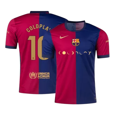 COLDPLAY #10 Barcelona Home Soccer Jersey 2024/25 - COLDPLAY - buybasketballnow