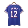 Retro HENRY #12 1998 France World Cup Home Soccer Jersey - buybasketballnow