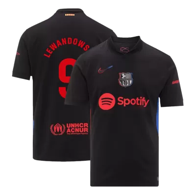 LEWANDOWSKI #9 Barcelona Away Soccer Jersey 2024/25 - buybasketballnow