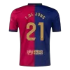 F.DE JONG #21 Barcelona Home Soccer Jersey 2024/25 - buybasketballnow